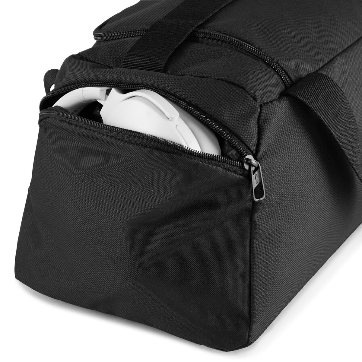 PUMA Fundamental Extra kleine sporttas, Zwart thumbnail 2