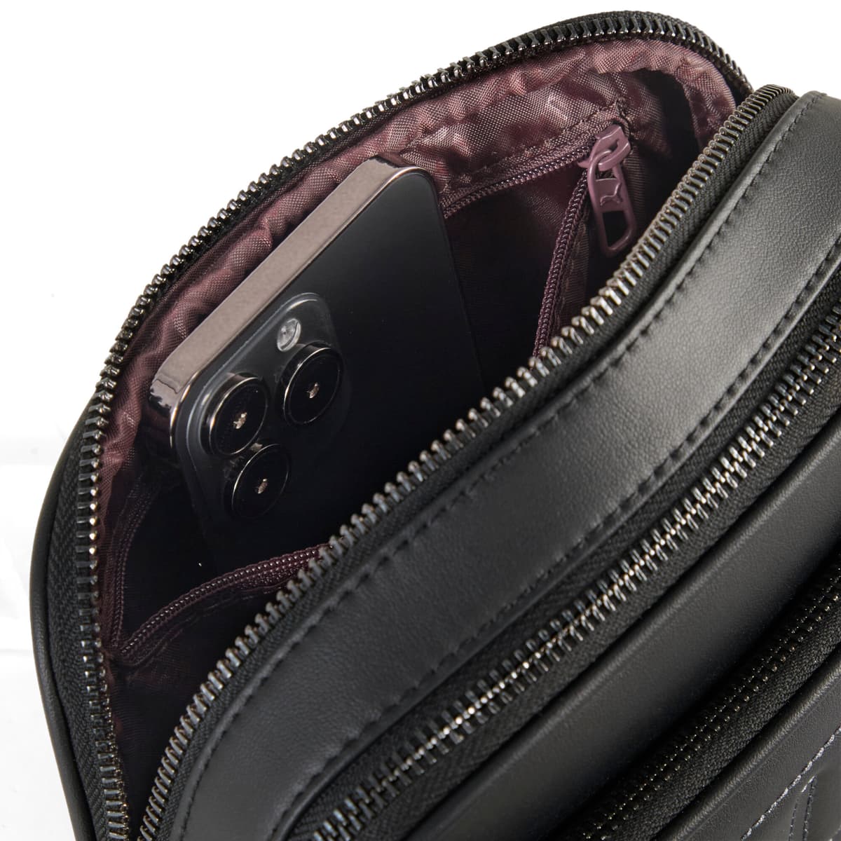 PUMA Sense crossbodytas voor Dames, Zwart thumbnail 4