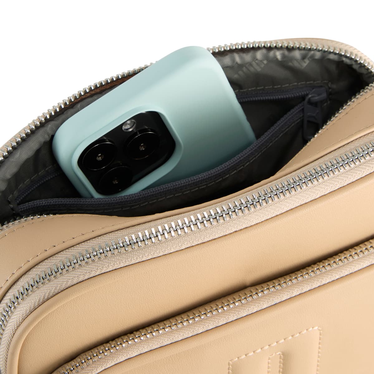 PUMA Sense crossbodytas voor Dames, Beige thumbnail 2