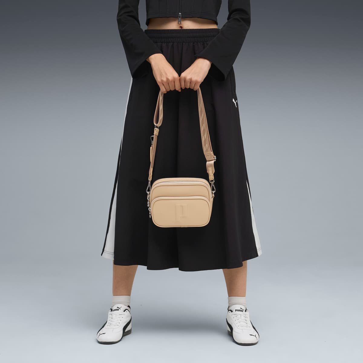 PUMA Sense crossbodytas voor Dames, Beige thumbnail 7