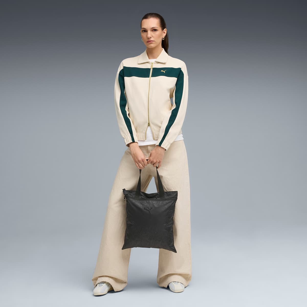 PUMA Pop draagtas voor Dames, Zwart thumbnail 4