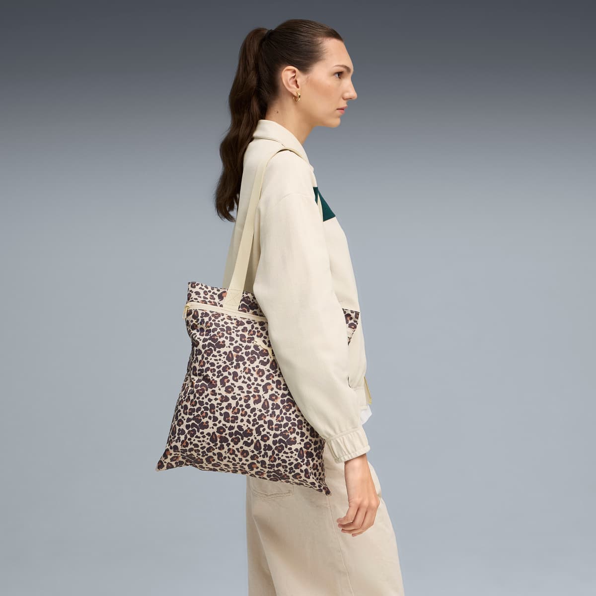 PUMA Pop draagtas voor Dames, Roze/Bruin thumbnail 4