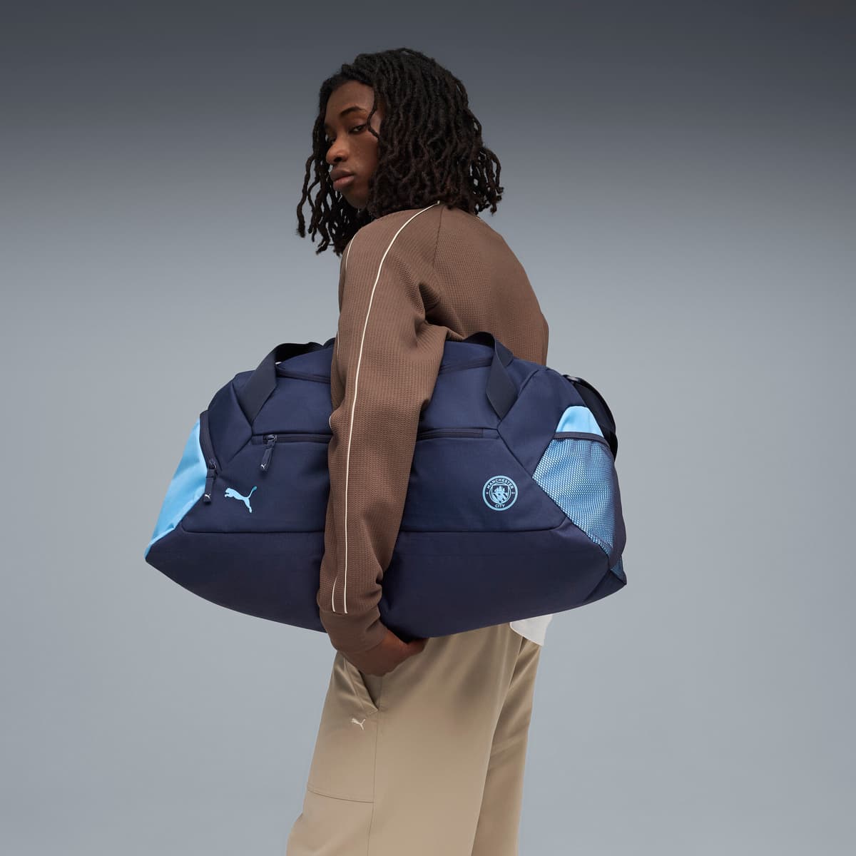 PUMA Manchester City teamtas, Blauw thumbnail 5