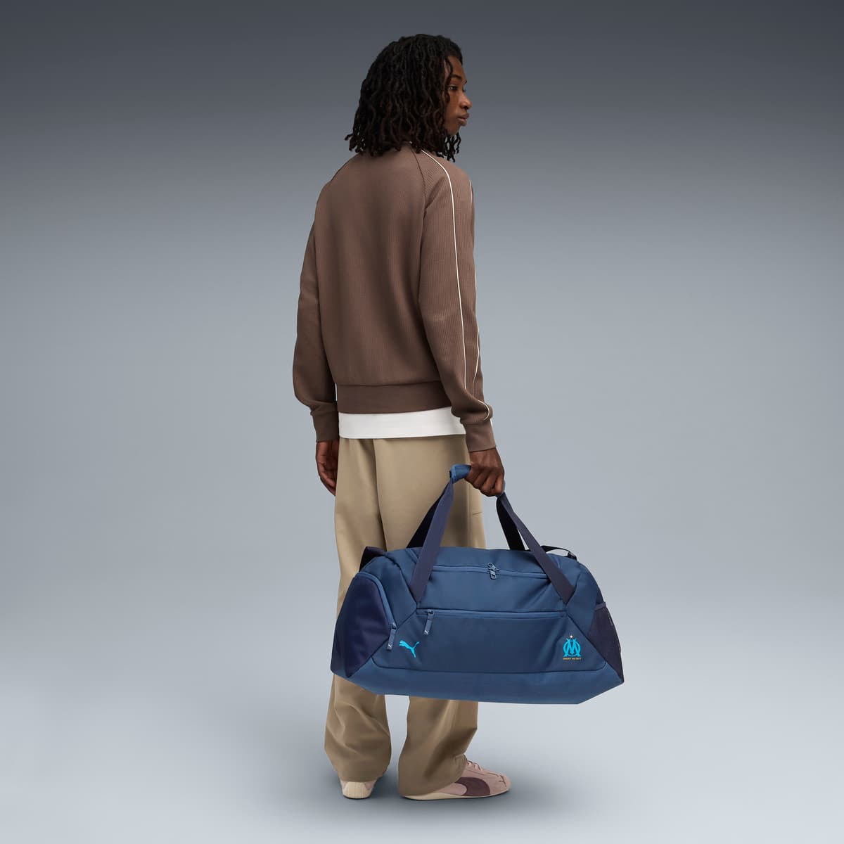 PUMA Olympique de Marseille teamtas (55 l), Blauw thumbnail 5