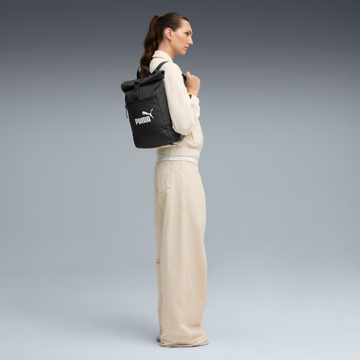PUMA Base kleine rugzak voor Dames, Zwart thumbnail 4