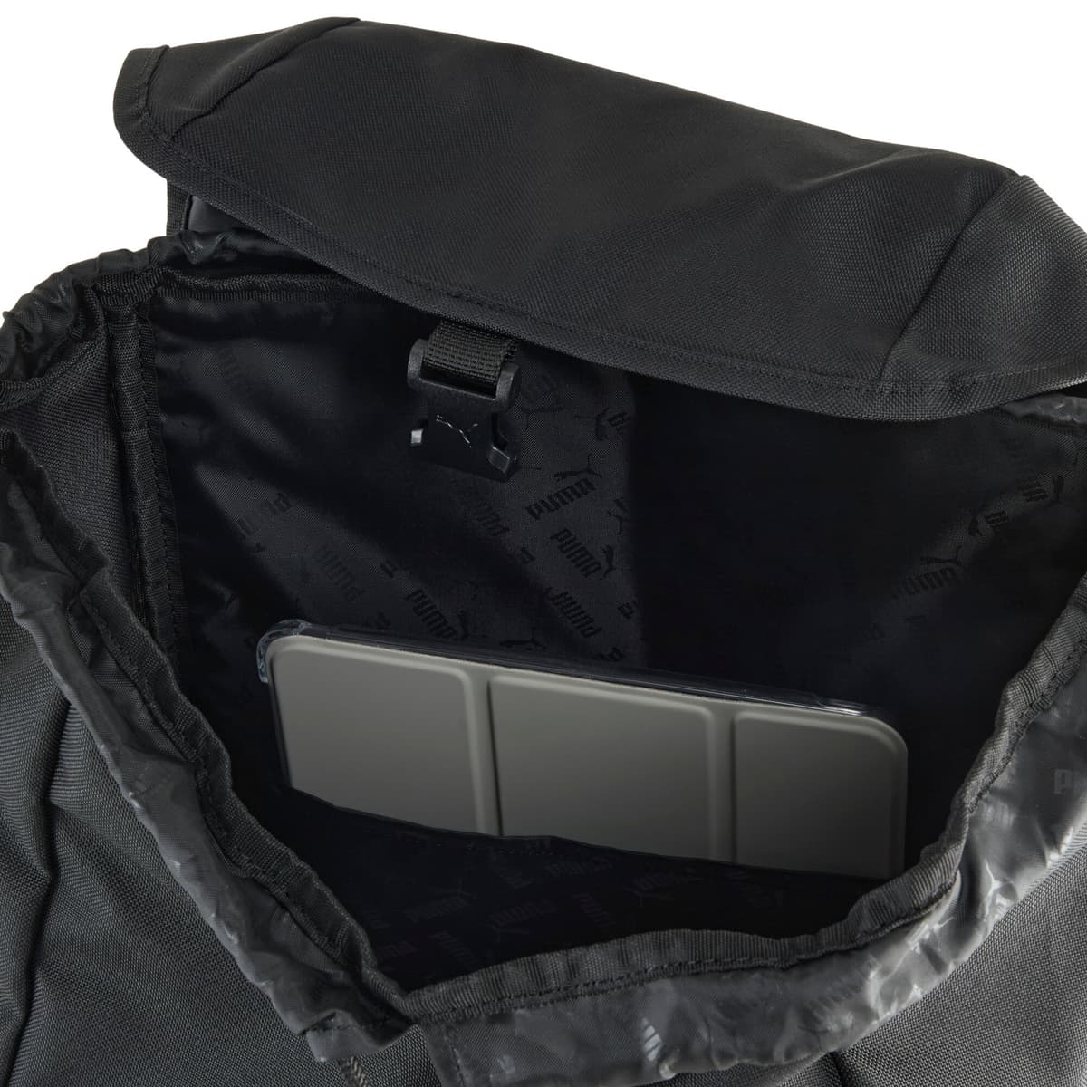 PUMA Phase rugzak met kap, Zwart thumbnail 2