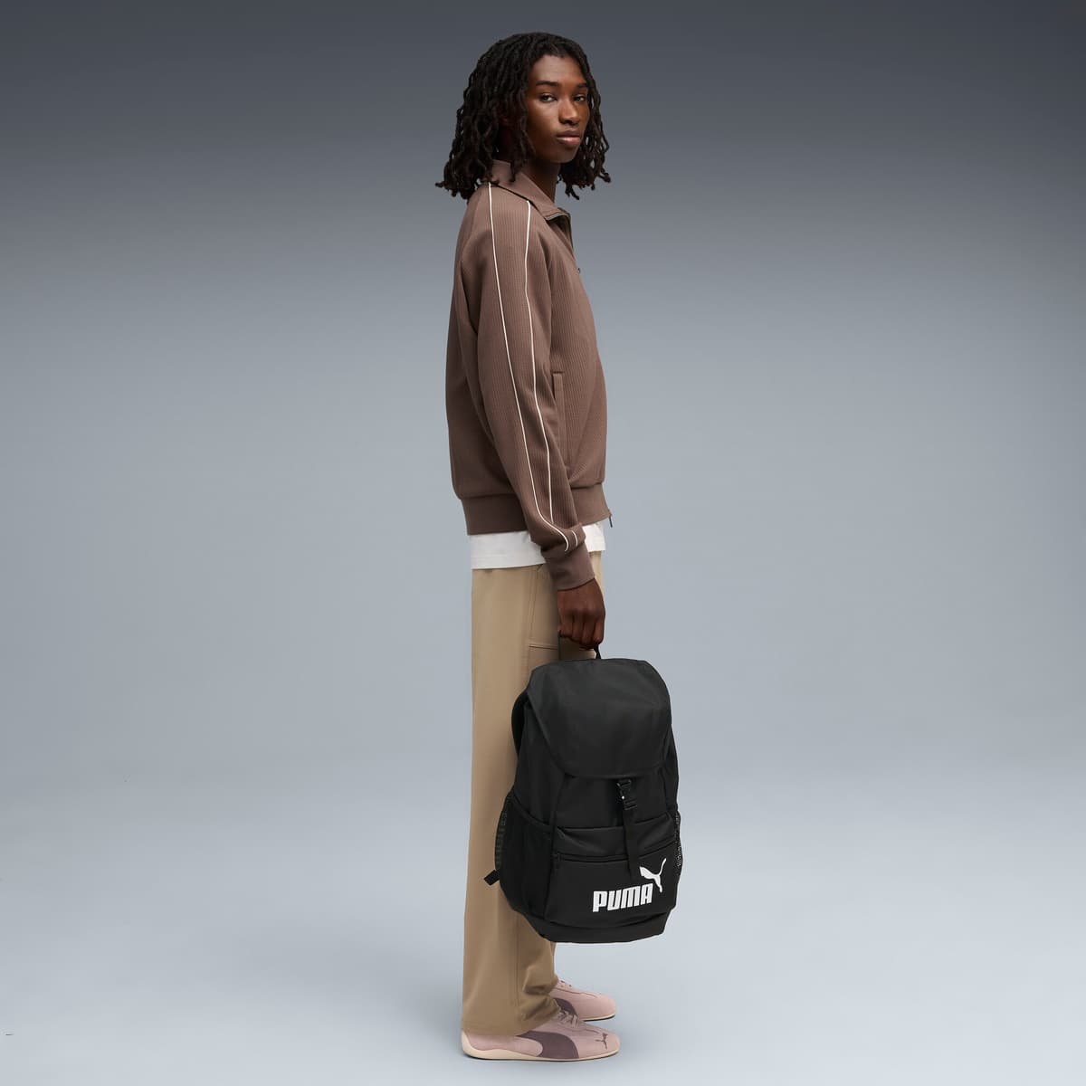 PUMA Phase rugzak met kap, Zwart thumbnail 6