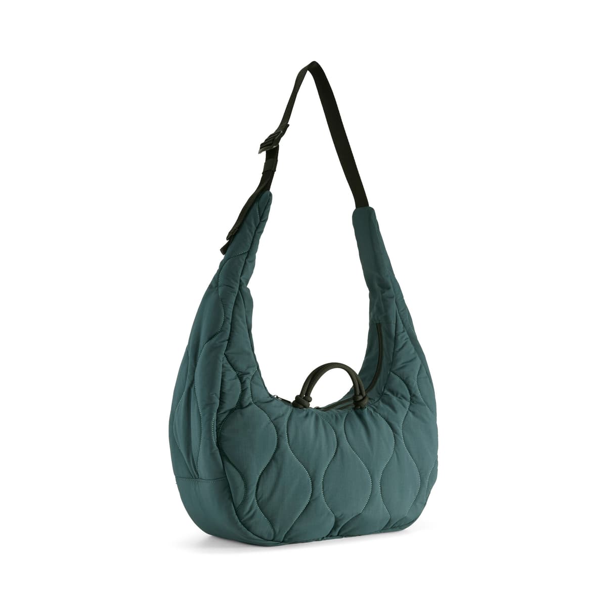 PUMA.BL grote Hobo-crossbodytas van 16,5 L, Groen thumbnail 3