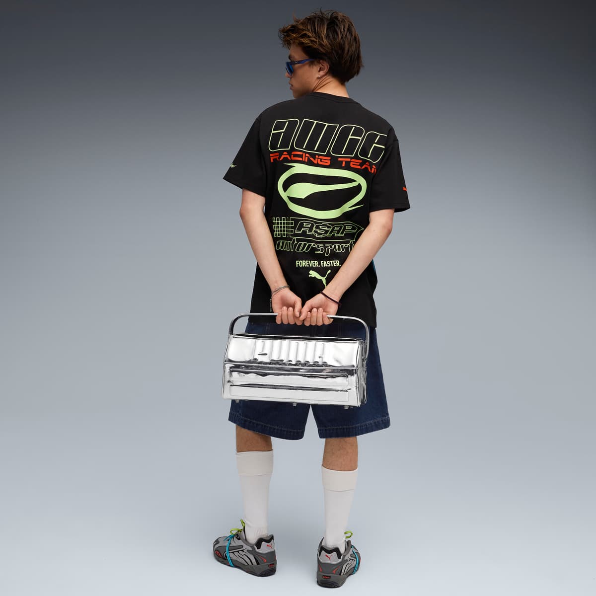 A$AP ROCKY x PUMA gereedschapstas, Zilver thumbnail 4