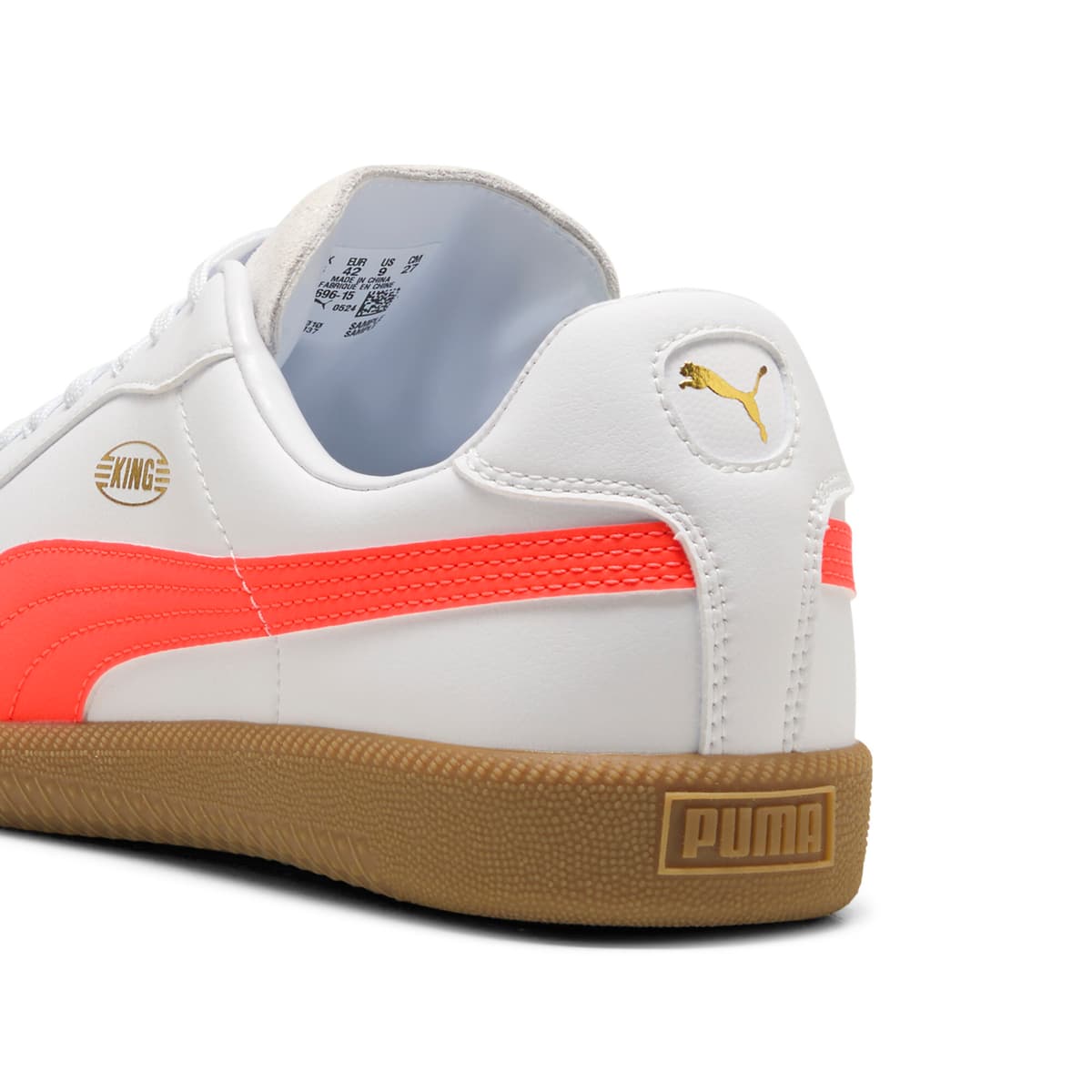 PUMA KING 21 IT voetbalschoenen, Rood/Wit, Maat 43 thumbnail 5