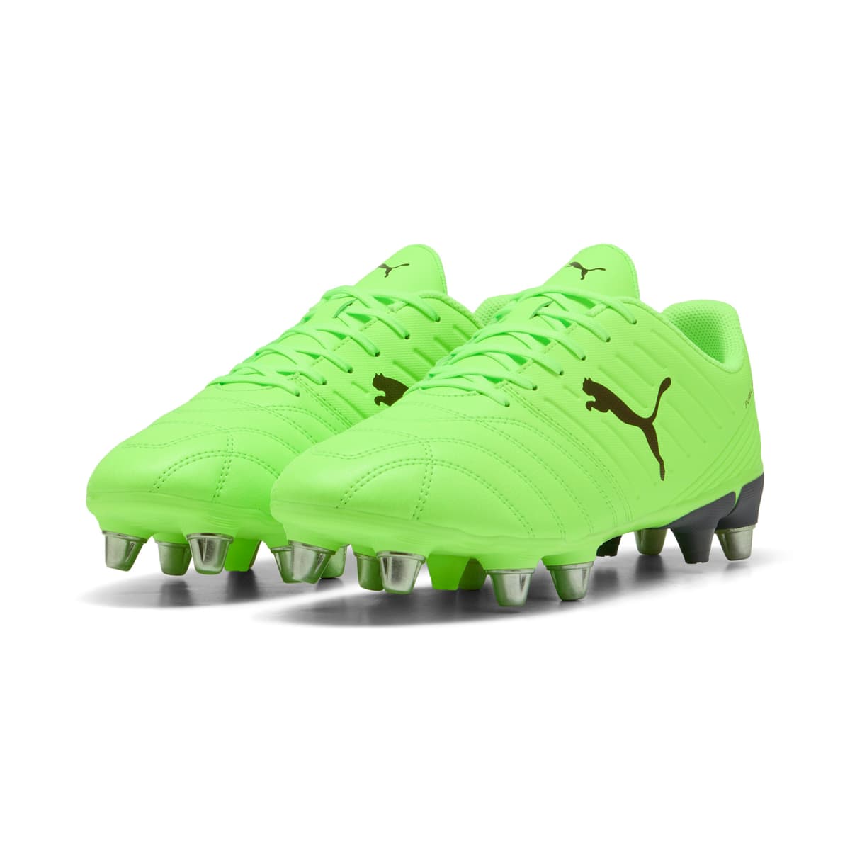PUMA Avant rugbyschoenen voor Heren, Groen/Zwart/Grijs, Maat 45 thumbnail 6