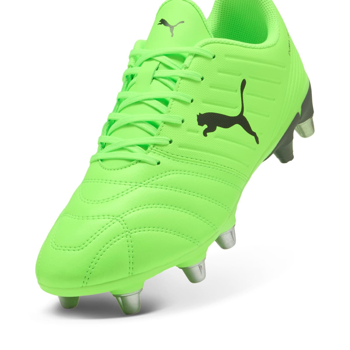 PUMA Avant rugbyschoenen voor Heren, Groen/Zwart/Grijs, Maat 45 thumbnail 2