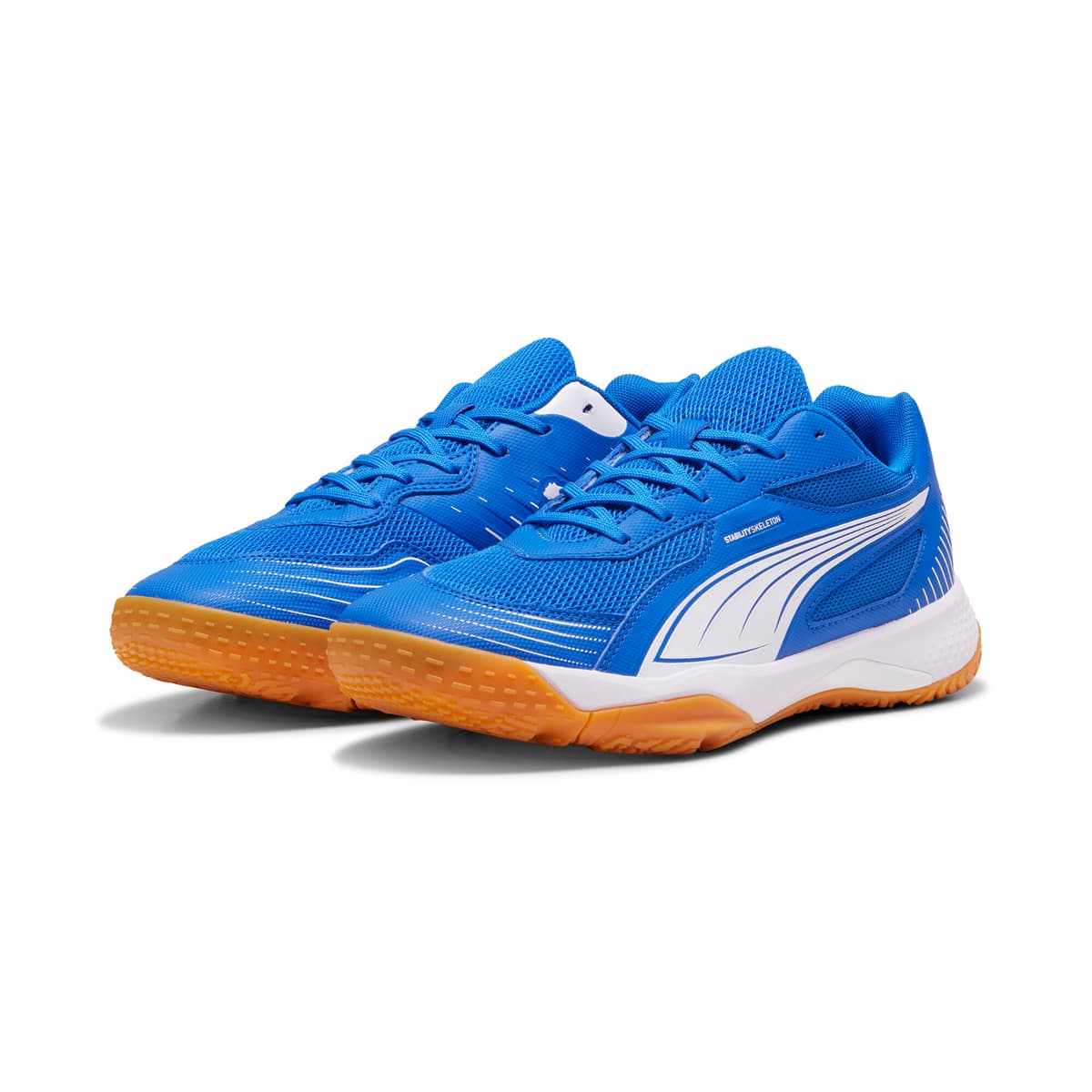 PUMA Solarflash III zaalschoenen, Blauw/Wit, Maat 39 thumbnail 6
