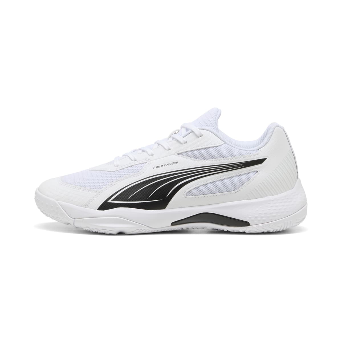 PUMA Solarflash III zaalschoenen, Zwart/Wit, Maat 44,5