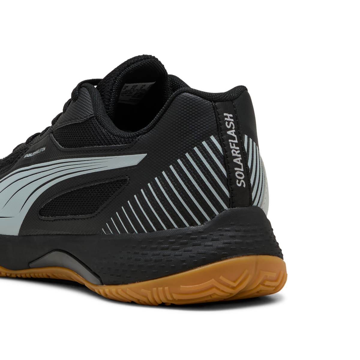 PUMA Solarflash III zaalschoenen, Zwart/Grijs, Maat 38 thumbnail 5