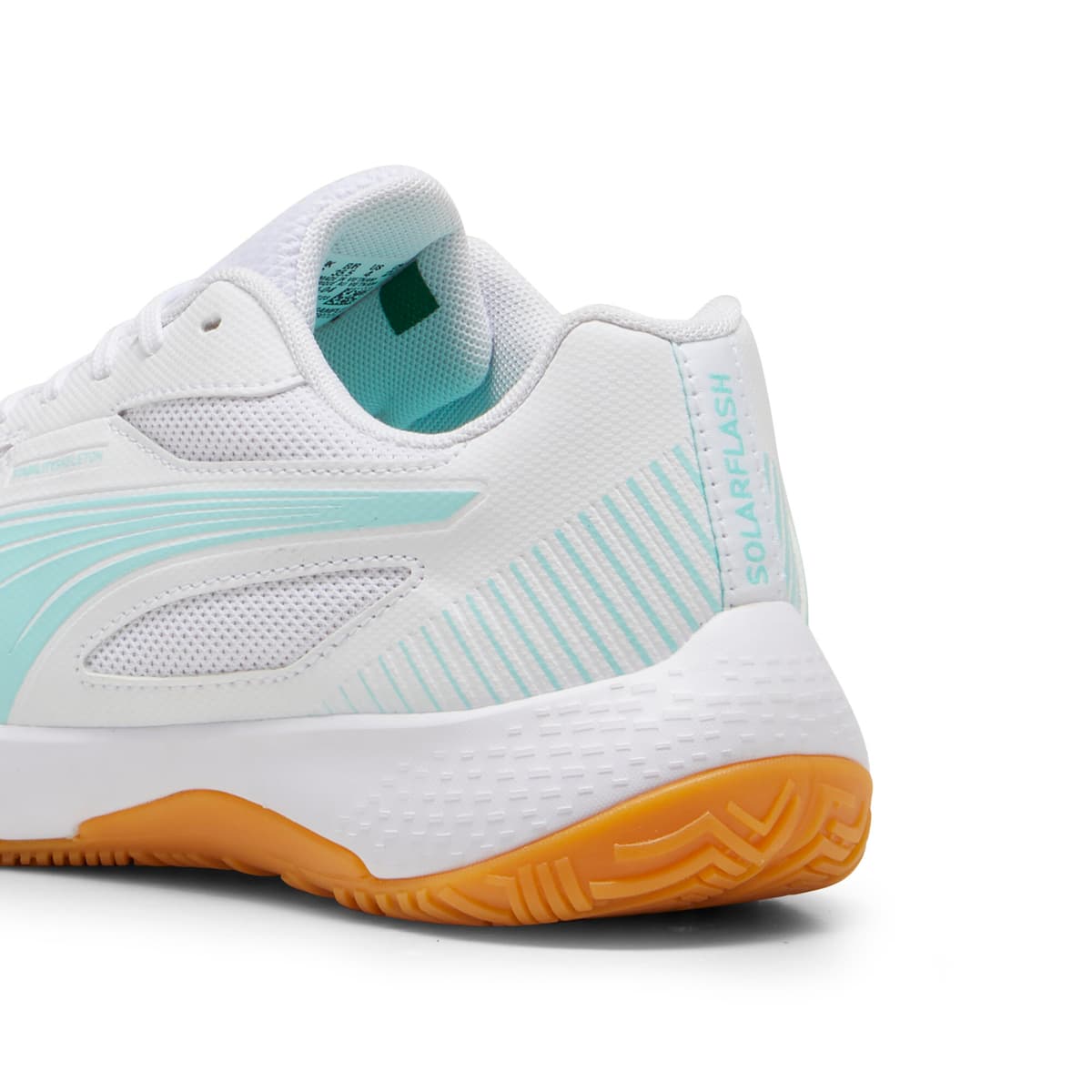 PUMA Solarflash III zaalschoenen, Wit, Maat 35,5 thumbnail 5