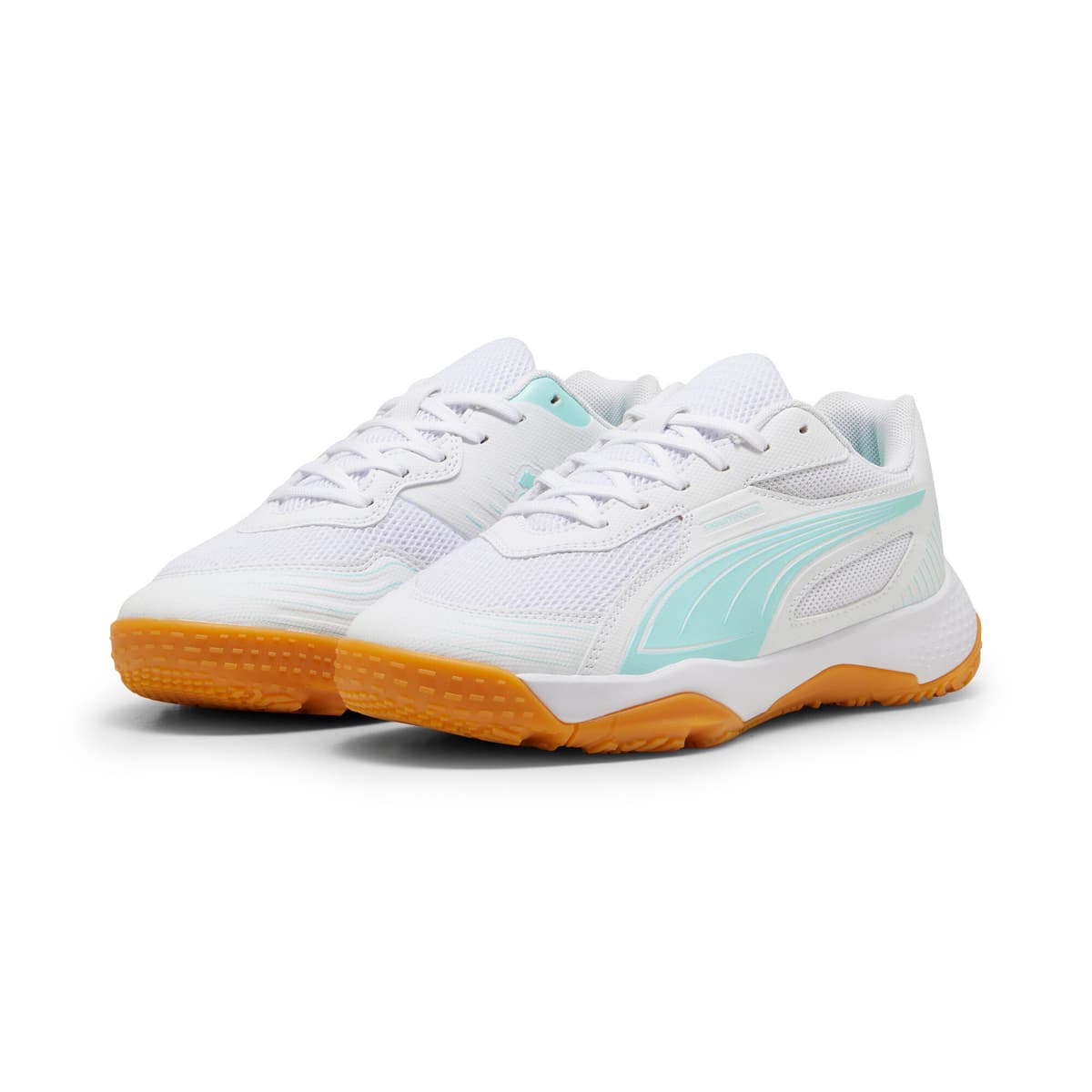 PUMA Solarflash III zaalschoenen, Wit, Maat 35,5 thumbnail 6