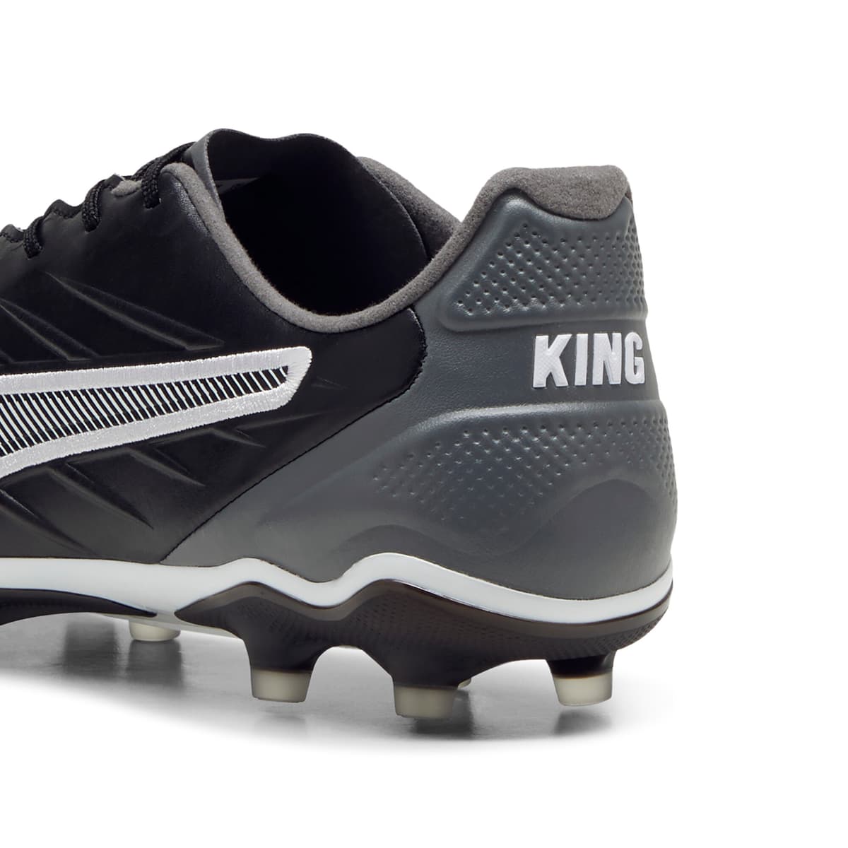 PUMA KING PROÂ FG/AG voetbalschoenen, Zwart/Grijs/Wit, Maat 40 thumbnail 5
