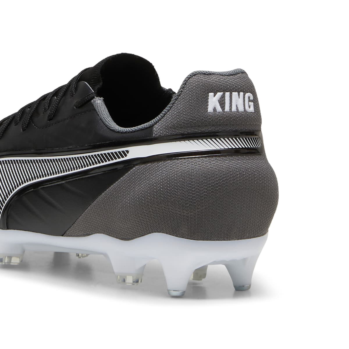 PUMA KING MATCH MxSG voetbalschoenen, Zwart/Grijs/Wit, Maat 40,5 thumbnail 5