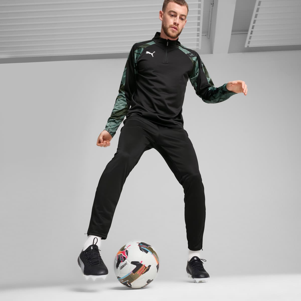 PUMA KING MATCH MxSG voetbalschoenen, Zwart/Grijs/Wit, Maat 40,5 thumbnail 7