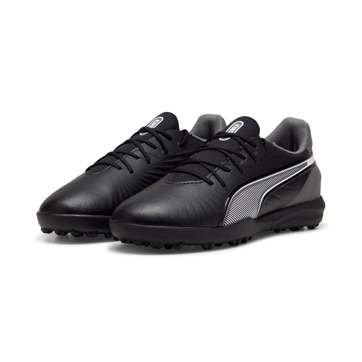 PUMA KING MATCH TT voetbalschoenen, Zwart/Grijs/Wit, Maat 29 thumbnail 6