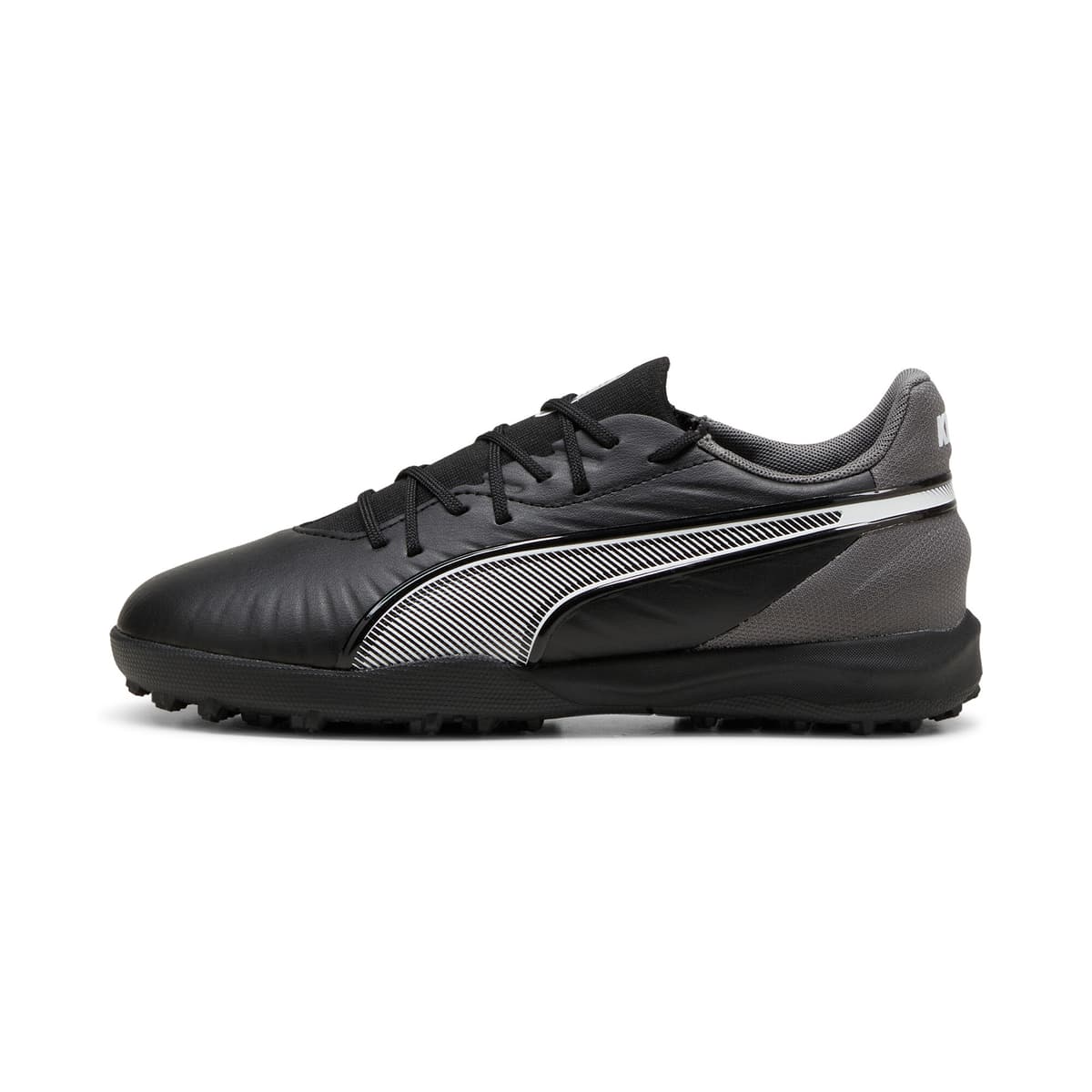PUMA KING MATCH TT voetbalschoenen, Zwart/Grijs/Wit, Maat 29