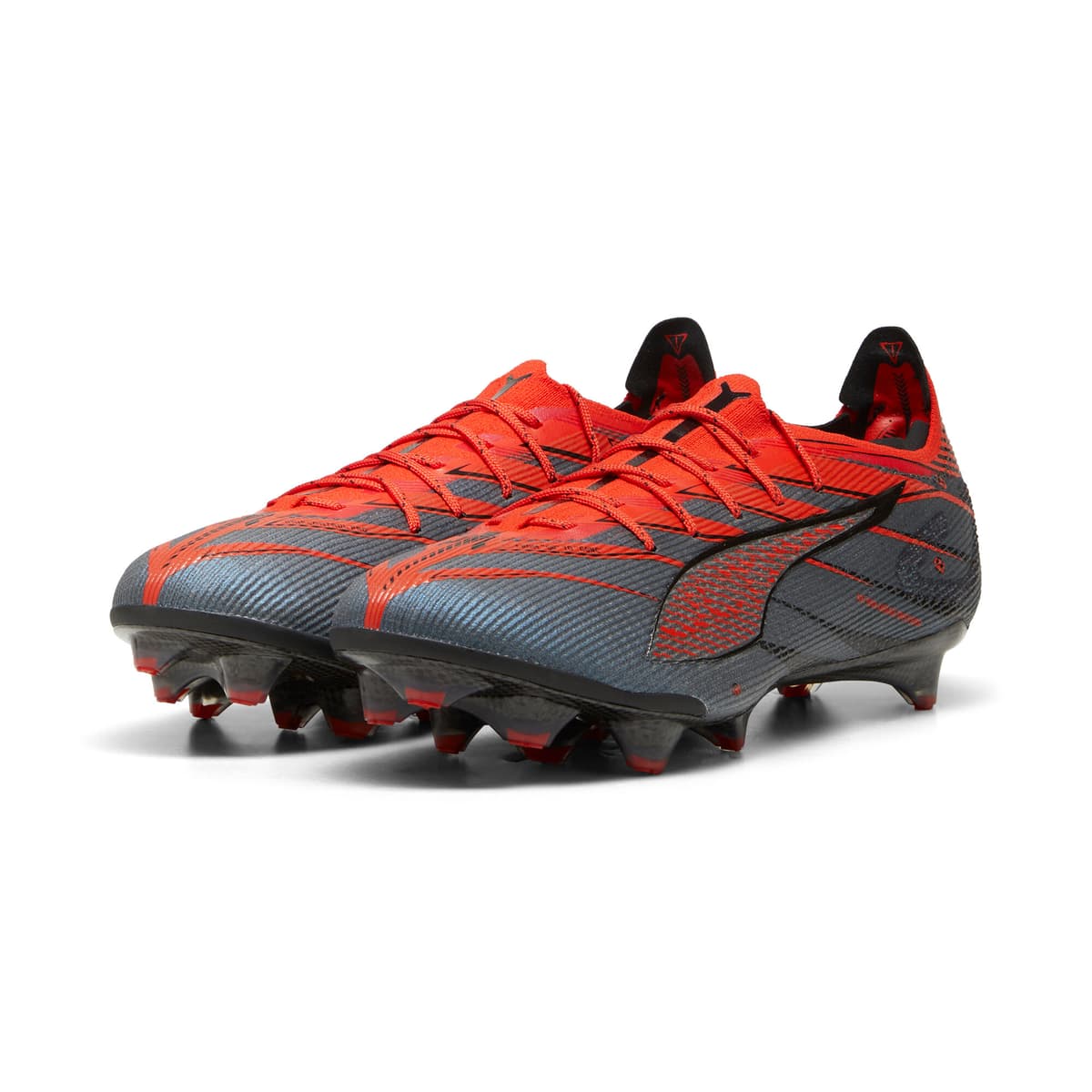 PUMA ULTRA 5 CARBON SPEED FG voetbalschoenen, Roze/Zwart/Rood, Maat 40 thumbnail 6