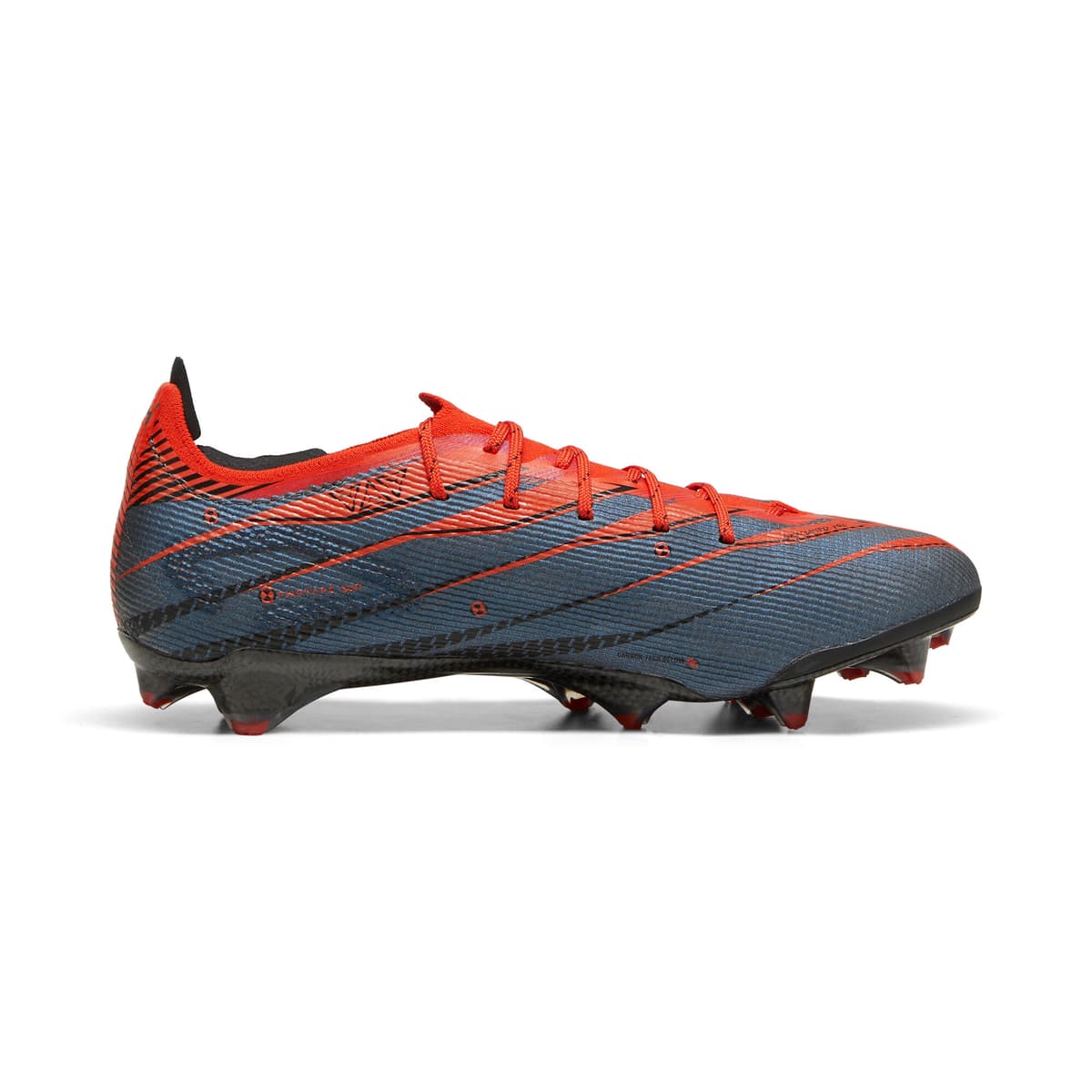 PUMA ULTRA 5 CARBON SPEED FG voetbalschoenen, Roze/Zwart/Rood, Maat 40 thumbnail 3