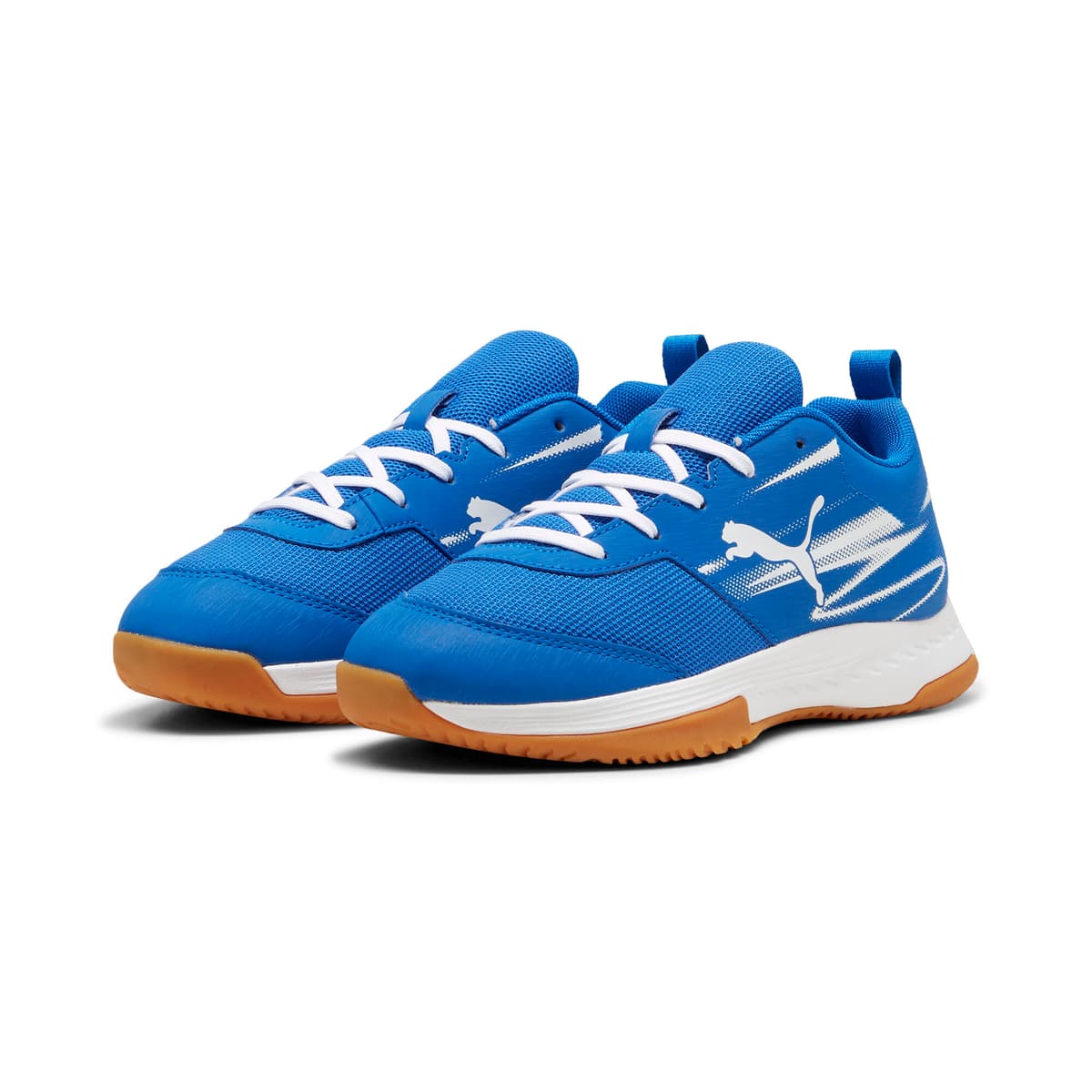 PUMA Varion II zaalschoenen, Blauw/Wit, Maat 35,5 thumbnail 6