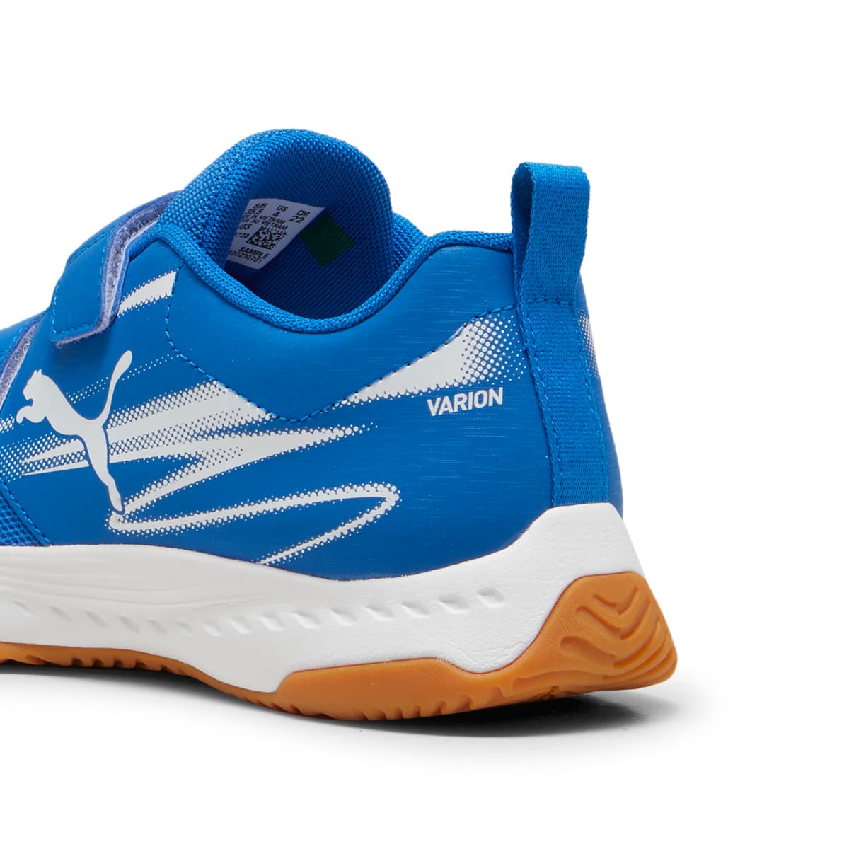 PUMA Varion II zaalschoenen, Blauw/Wit, Maat 35 thumbnail 5