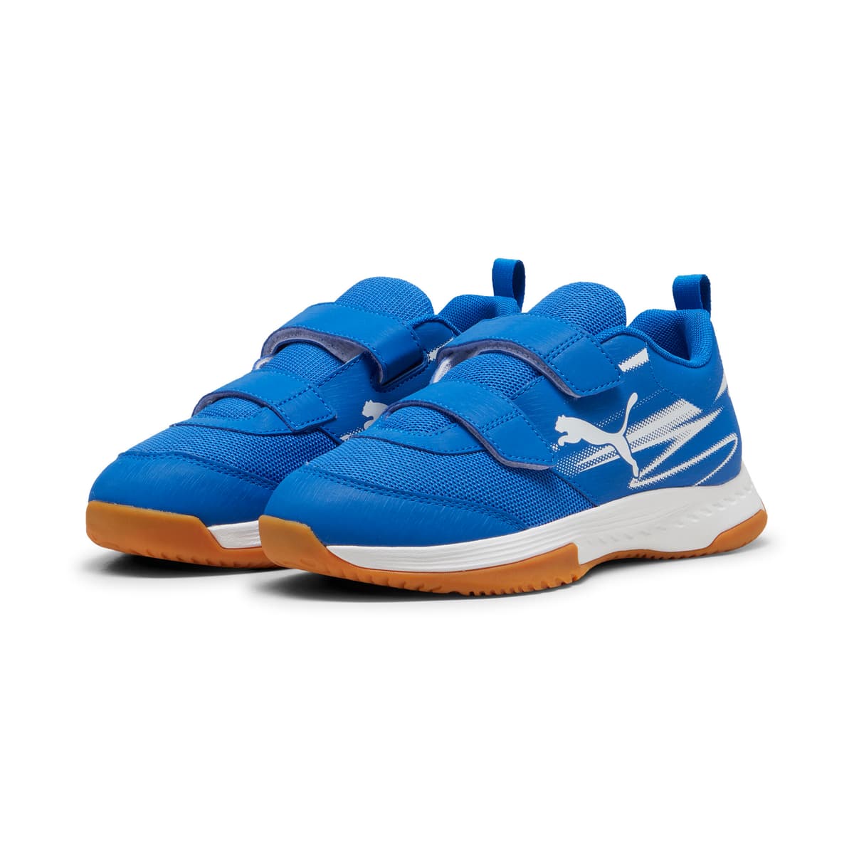 PUMA Varion II zaalschoenen, Blauw/Wit, Maat 35 thumbnail 6