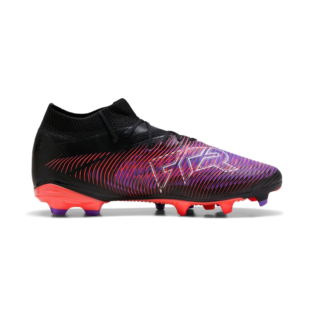 PUMA FUTURE 8 PRO FG/AG voetbalschoenen, Zwart/Rood/Wit, Maat 44 thumbnail 3