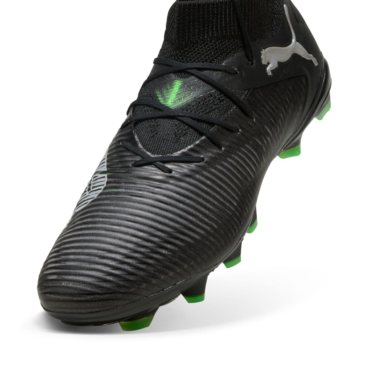 PUMA FUTURE 8 PRO FG/AG voetbalschoenen, Groen/Zwart/Grijs, Maat 42 thumbnail 2
