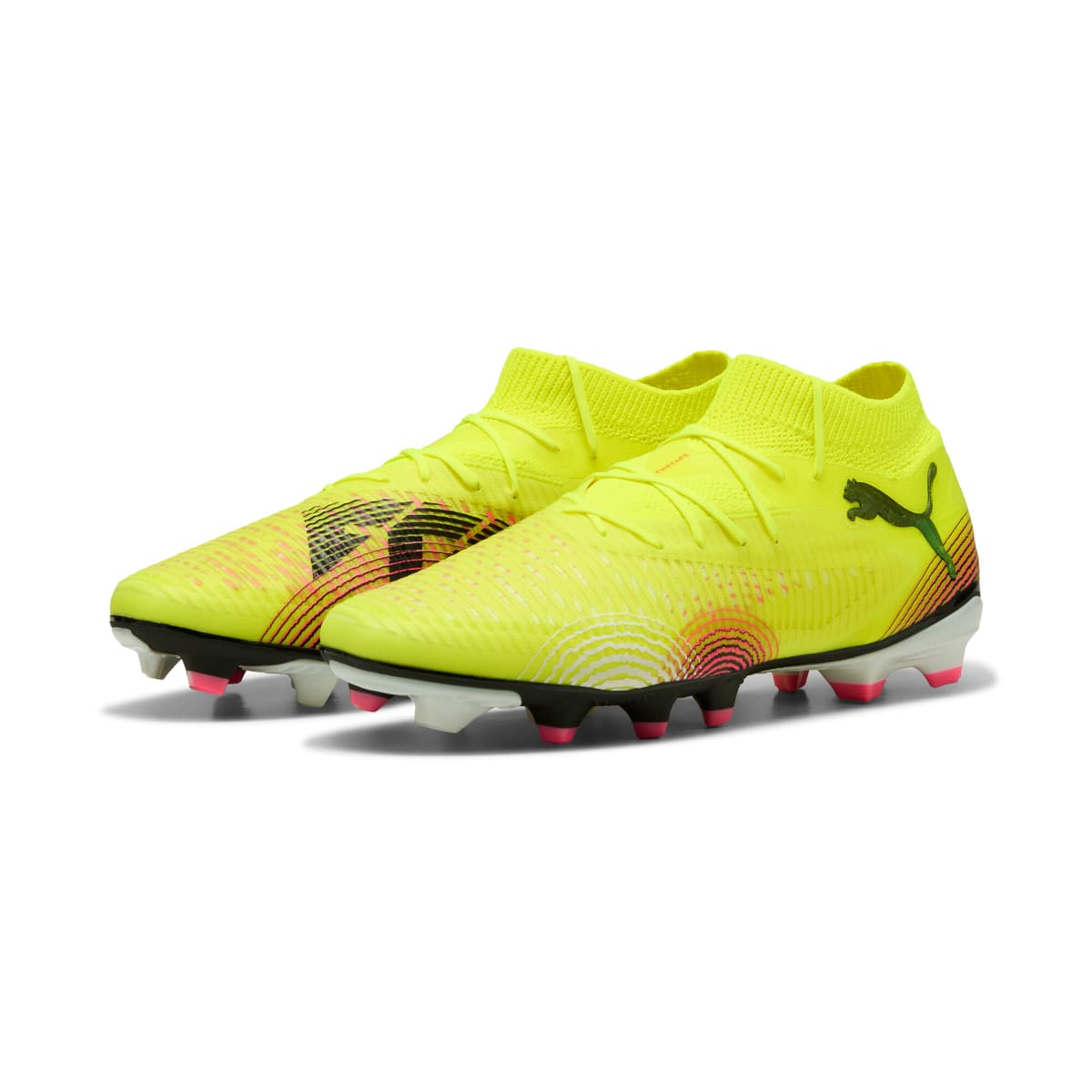 PUMA FUTURE 8 PRO FG/AG voetbalschoenen, Zwart/Geel, Maat 40 thumbnail 6