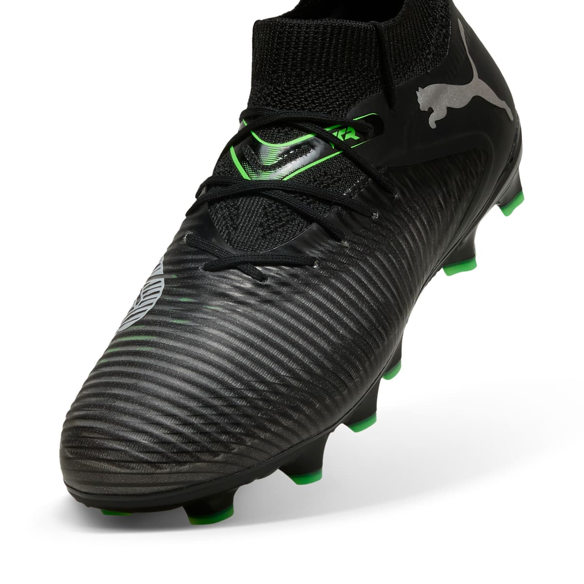 PUMA FUTURE 8 PRO FG/AG voetbalschoenen, Groen/Zwart/Grijs, Maat 32 thumbnail 2