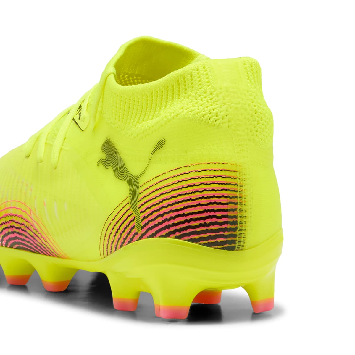 PUMA FUTURE 8 PRO FG/AG voetbalschoenen, Zwart/Geel, Maat 32 thumbnail 5