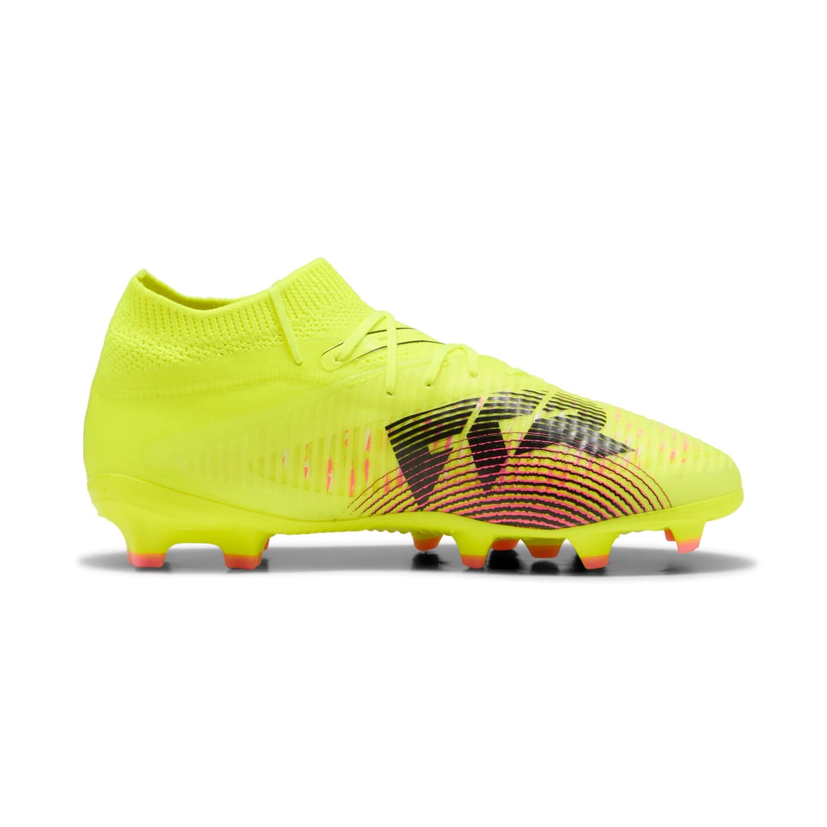 PUMA FUTURE 8 PRO FG/AG voetbalschoenen, Zwart/Geel, Maat 32 thumbnail 3