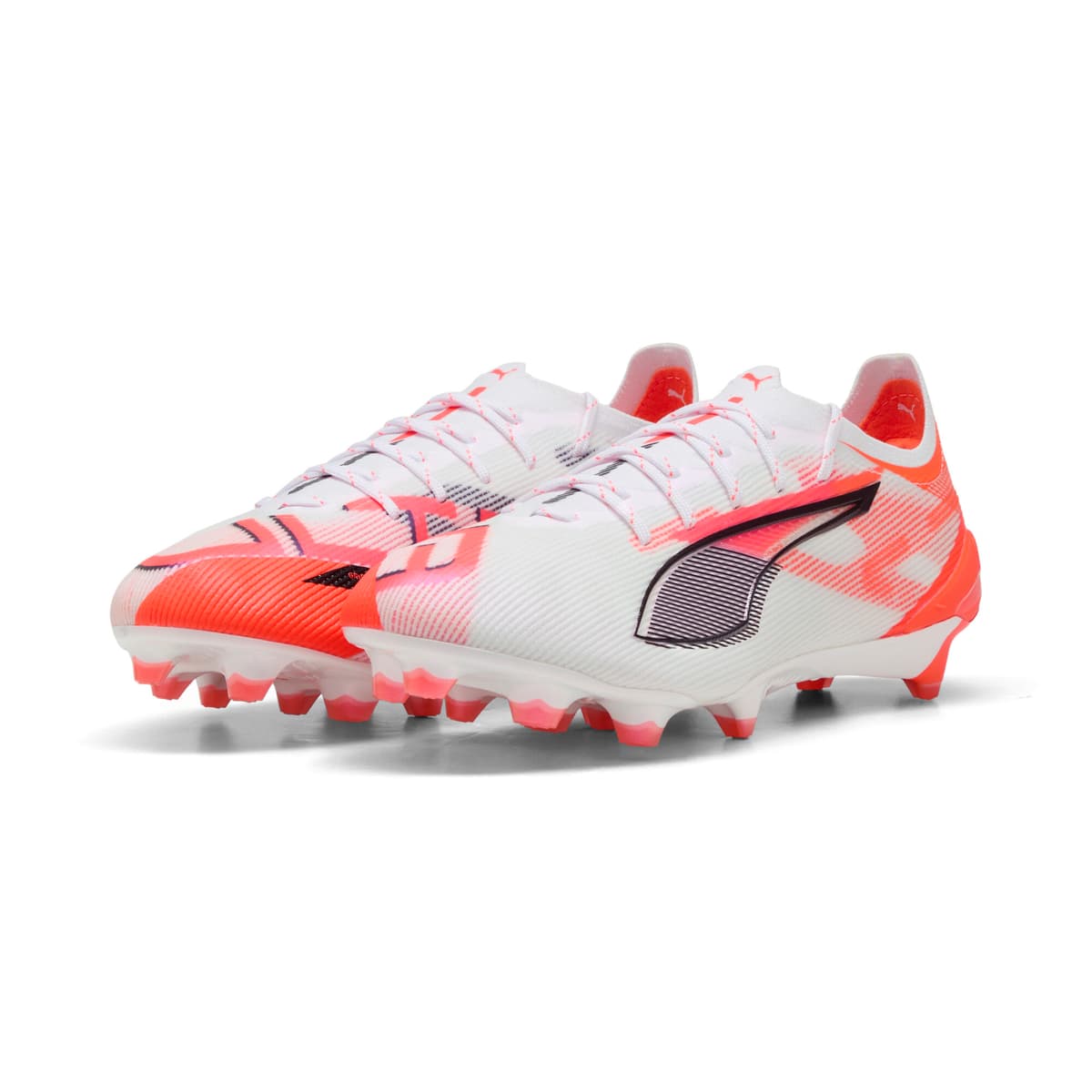 PUMA ULTRA 5 ULTIMATE FG voetbalschoenen, Zwart/Rood/Wit, Maat 44 thumbnail 7