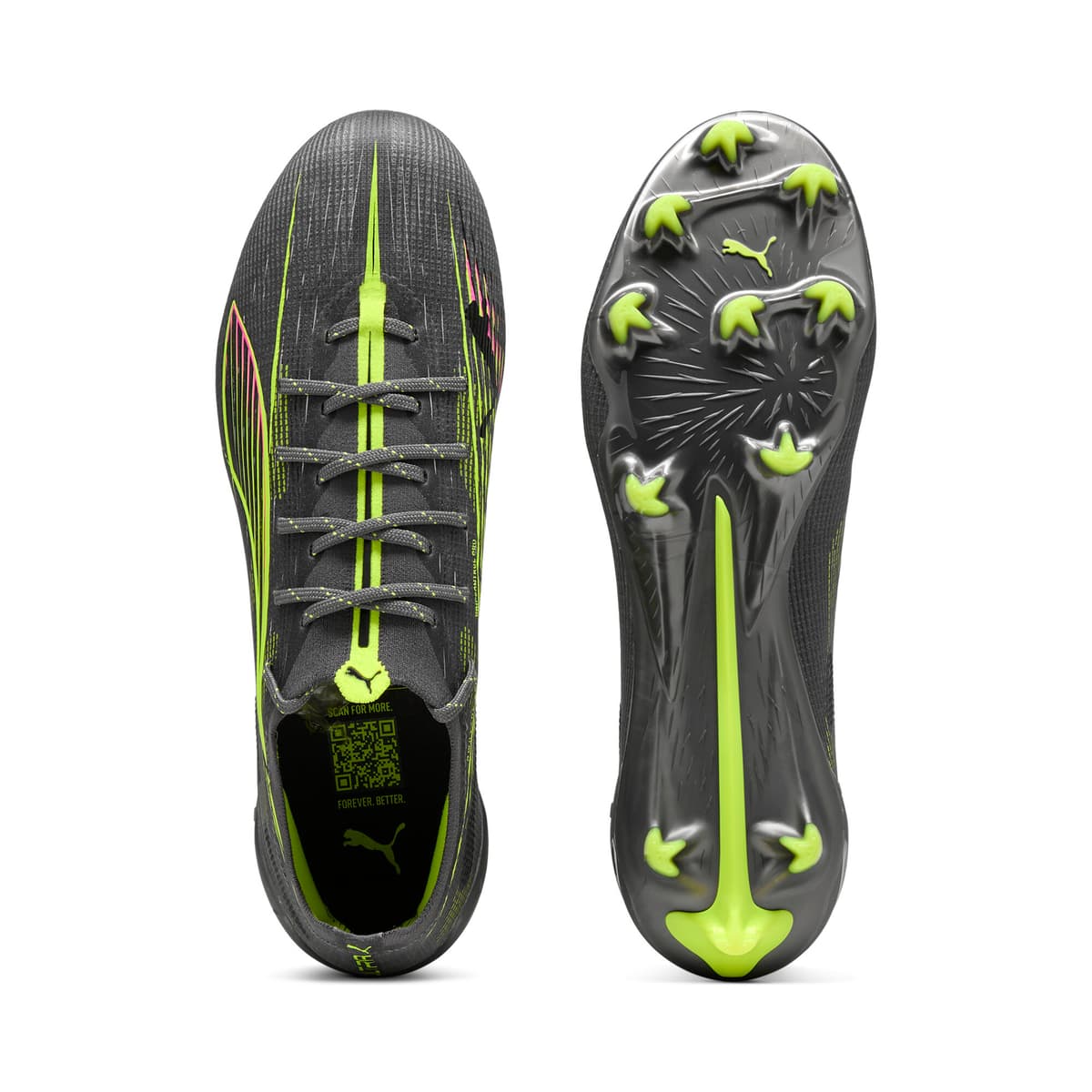 PUMA ULTRA 5 ULTIMATE FG voetbalschoenen, Geel/Zilver, Maat 48 thumbnail 5