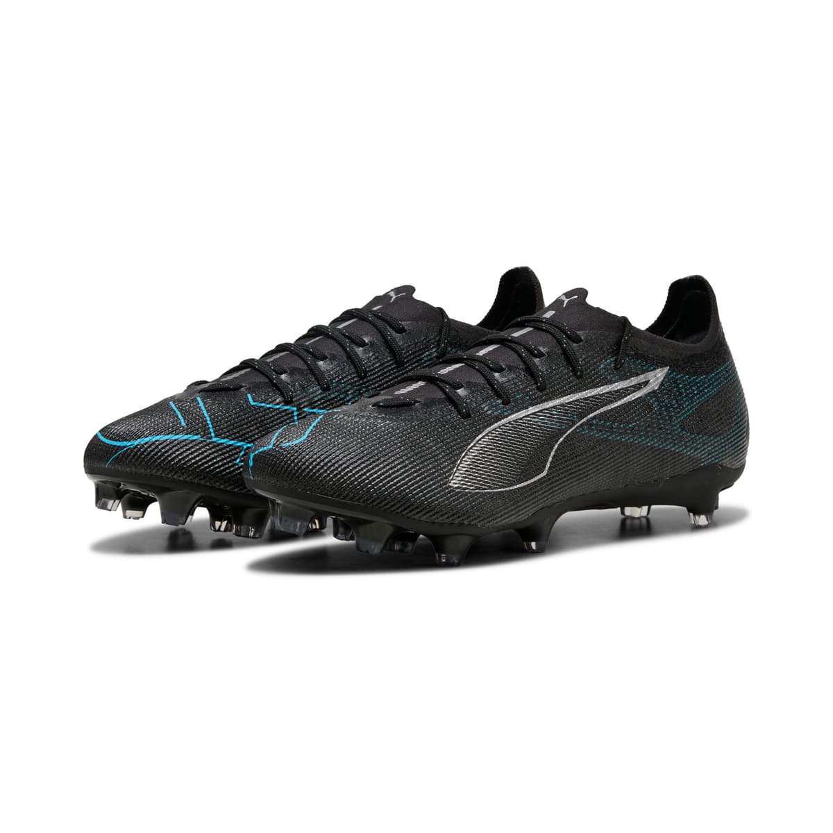 PUMA ULTRA 5 PRO FG/AG voetbalschoenen, Zwart/Zilver, Maat 48 thumbnail 6