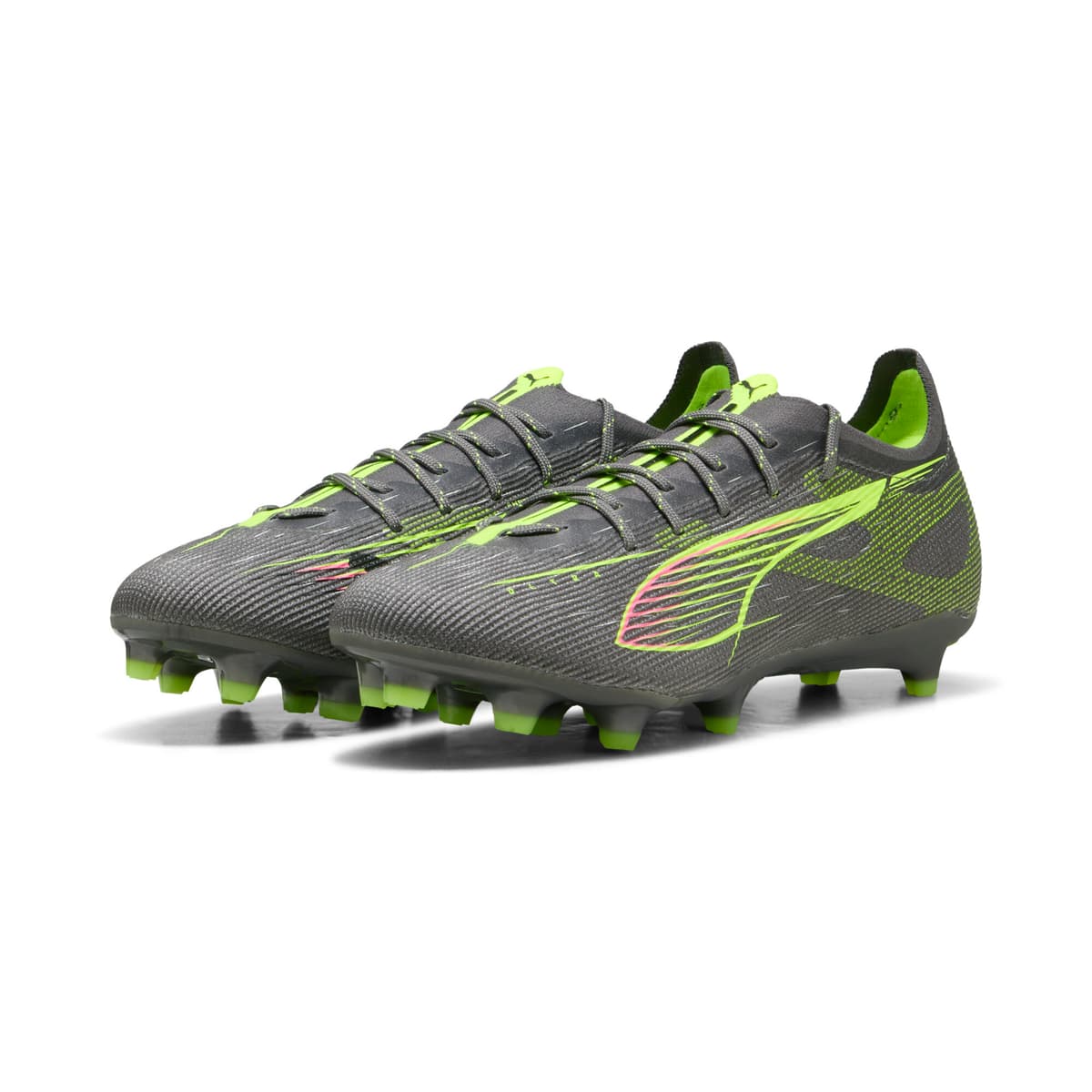 PUMA ULTRA 5 PRO FG/AG voetbalschoenen, Geel/Zilver, Maat 39 thumbnail 6