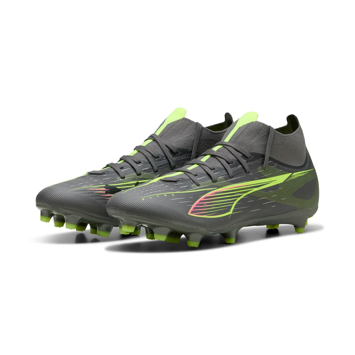 PUMA ULTRA 5 MATCH+ FG/AG voetbalschoenen, Geel/Zilver, Maat 40,5 thumbnail 6