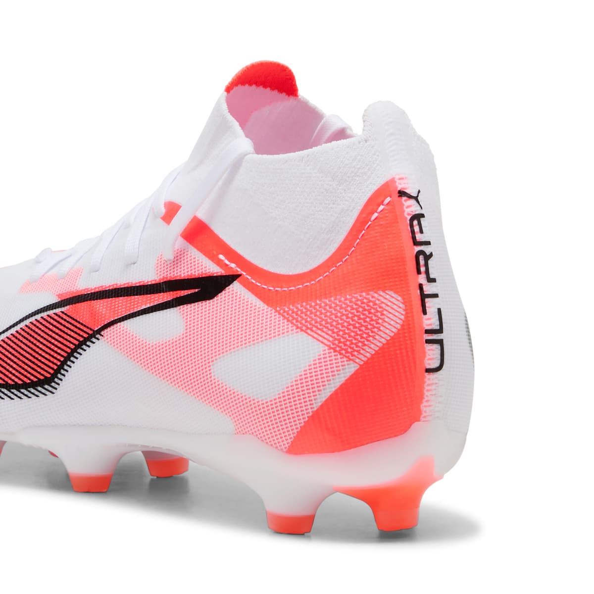 PUMA ULTRA 5 MATCH+ FG/AG voetbalschoenen voor Dames, Zwart/Rood/Wit, Maat 41 thumbnail 5