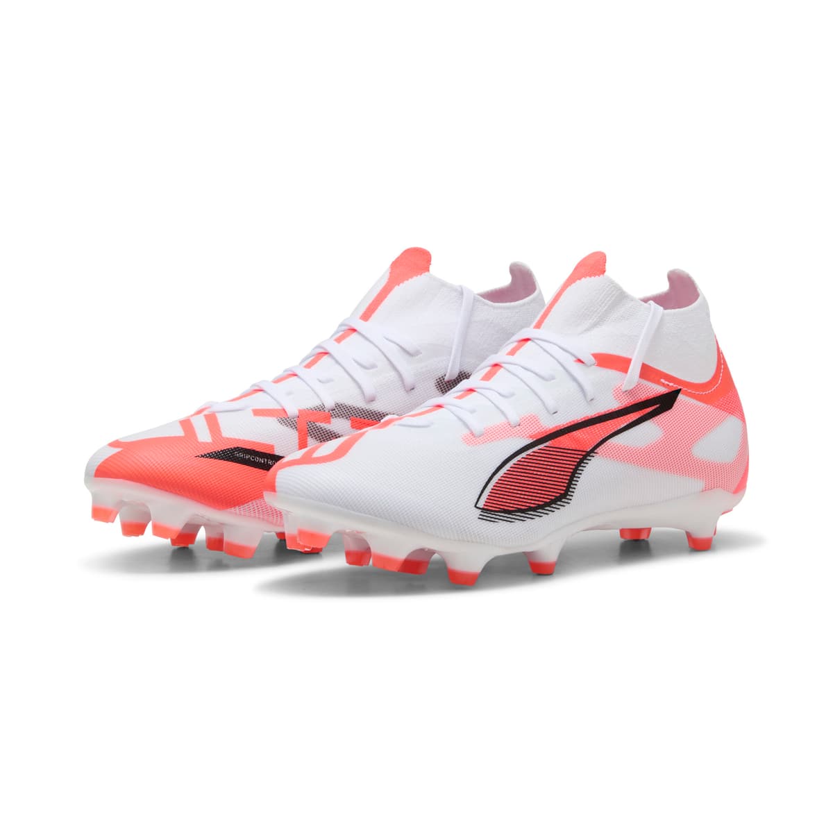 PUMA ULTRA 5 MATCH+ FG/AG voetbalschoenen voor Dames, Zwart/Rood/Wit, Maat 41 thumbnail 6