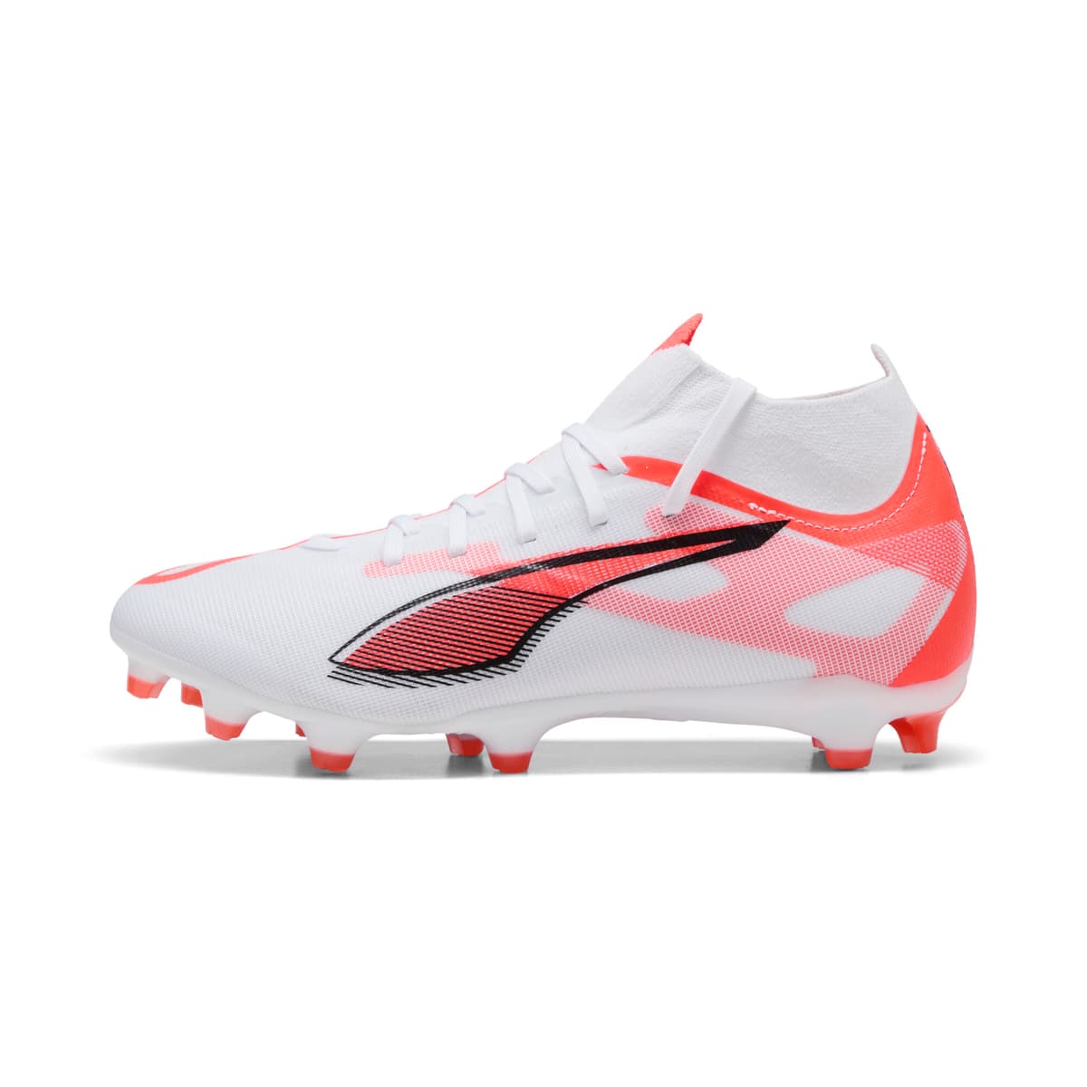 PUMA ULTRA 5 MATCH+ FG/AG voetbalschoenen voor Dames, Zwart/Rood/Wit, Maat 41