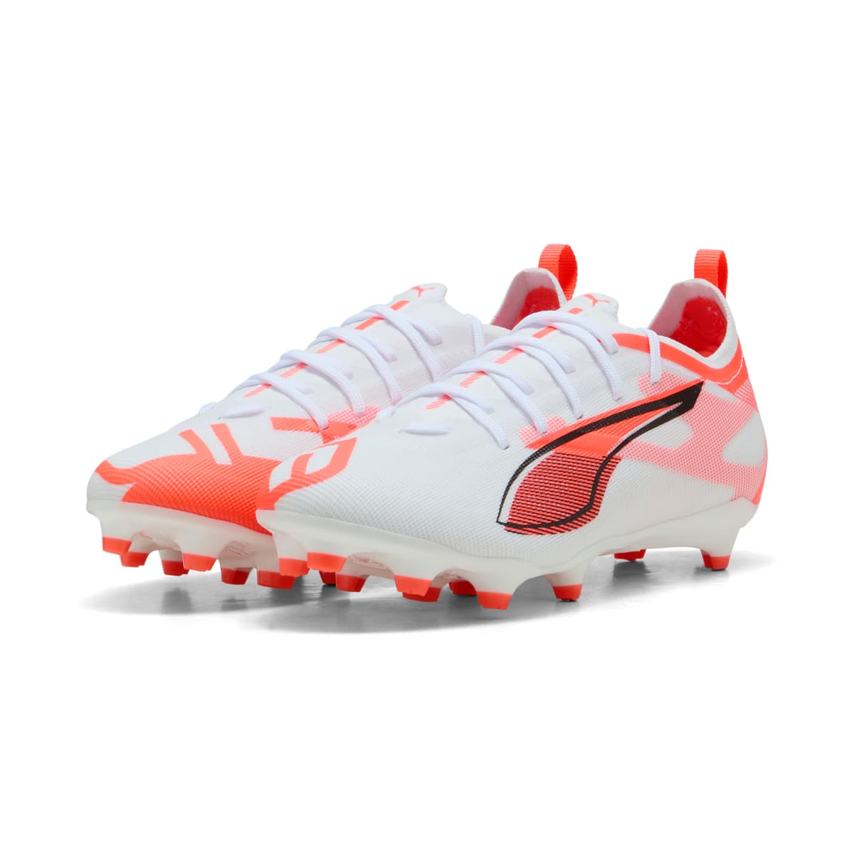 PUMA ULTRA 5 PRO FG/AG voetbalschoenen, Zwart/Rood/Wit, Maat 38 thumbnail 6