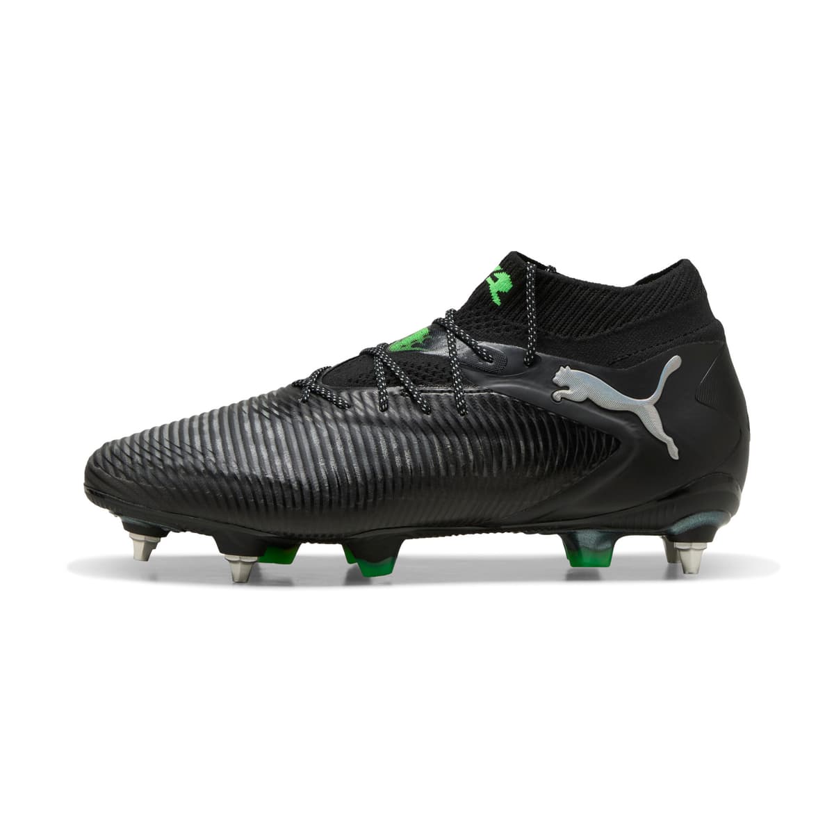PUMA FUTURE ULTIMATE MxSG voetbalschoenen, Groen/Zwart/Grijs, Maat 46,5