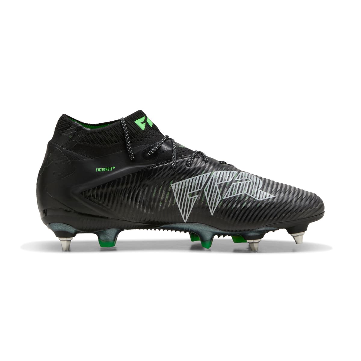 PUMA FUTURE ULTIMATE MxSG voetbalschoenen, Groen/Zwart/Grijs, Maat 46,5 thumbnail 3
