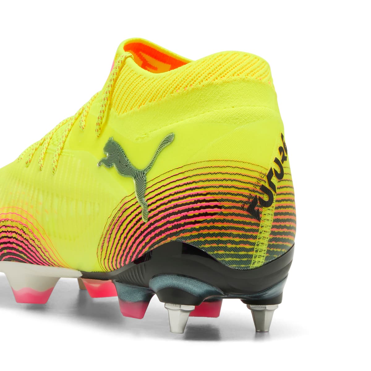 PUMA FUTURE ULTIMATE MxSG voetbalschoenen, Zwart/Geel, Maat 47 thumbnail 5