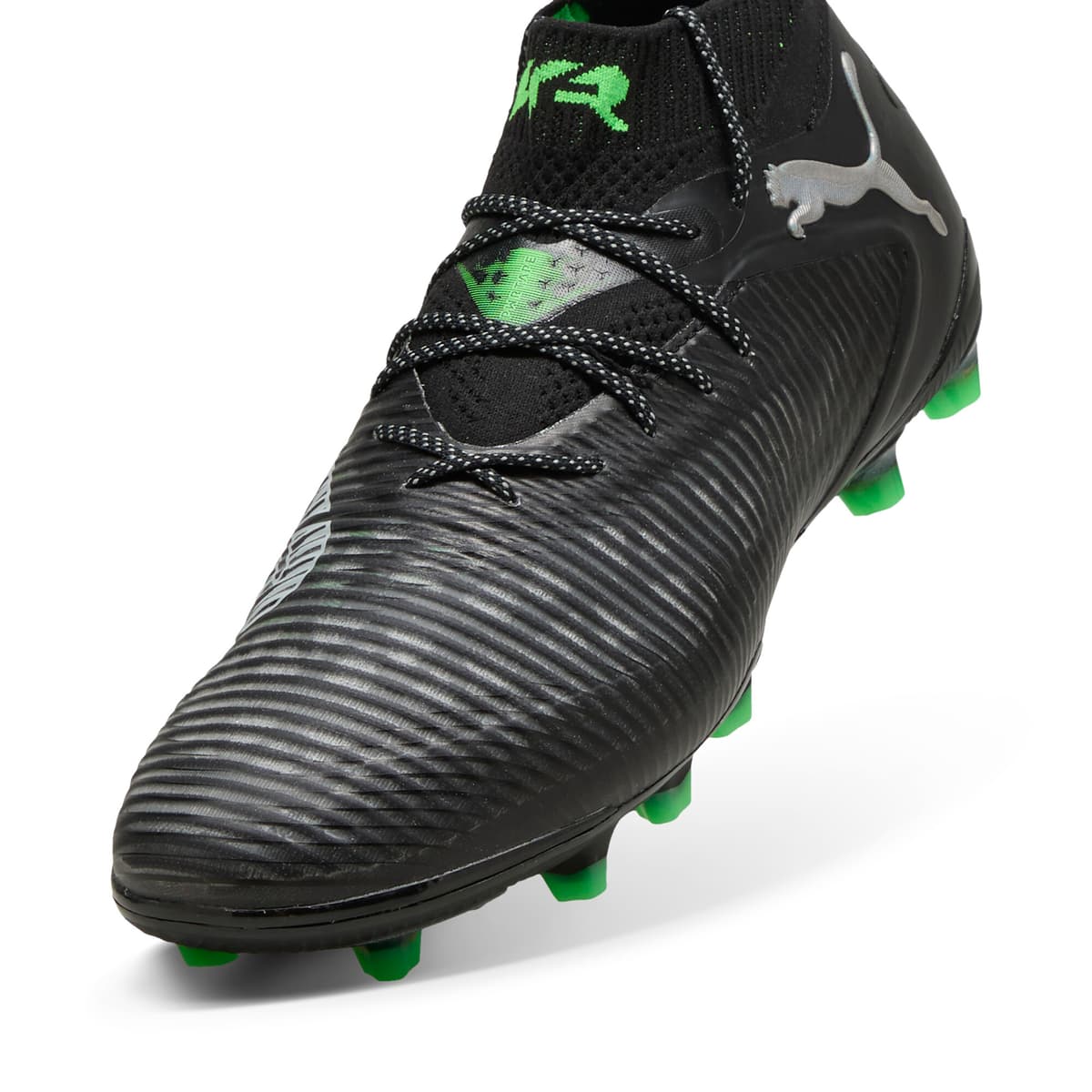 PUMA FUTURE 8 ULTIMATE AG voetbalschoenen, Groen/Zwart/Grijs, Maat 42 thumbnail 2